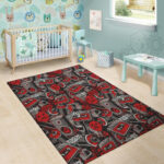 Urban Graffiti HipHop Print Sillvela Area Rug