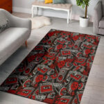 Urban Graffiti HipHop Print Sillvela Area Rug