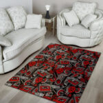 Urban Graffiti HipHop Print Sillvela Area Rug