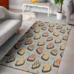 Viking Drakkar Ship Sillvela Area Rug