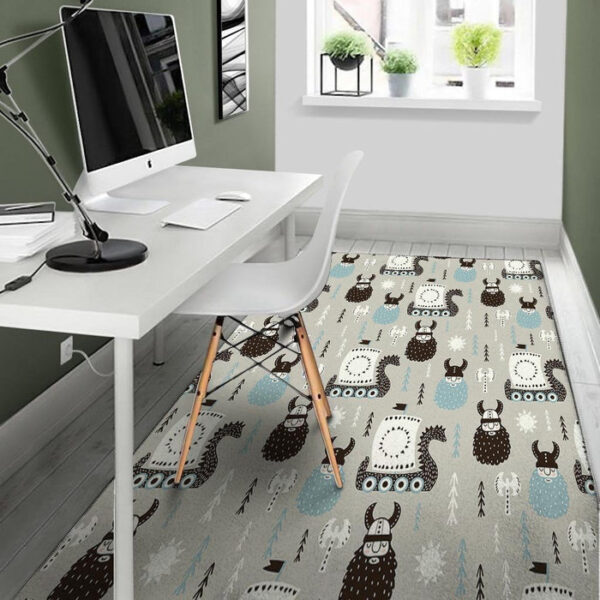 Viking Drakkar Valhalla Sillvela Area Rug