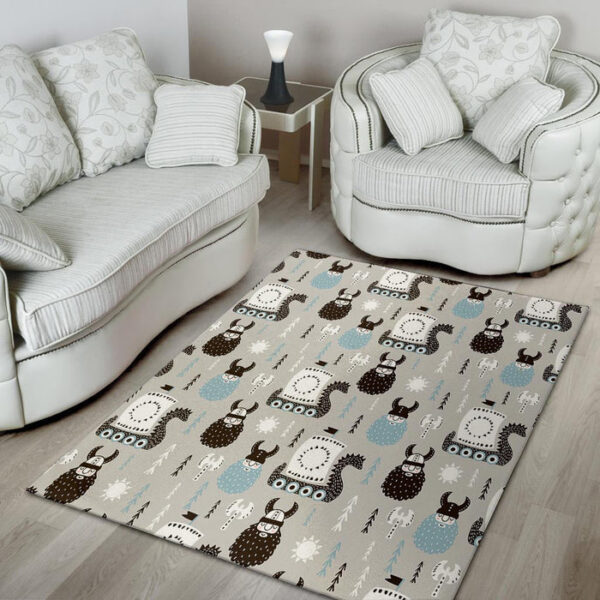 Viking Drakkar Valhalla Sillvela Area Rug