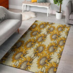 Vintage Sunflower Sillvela Area Rug