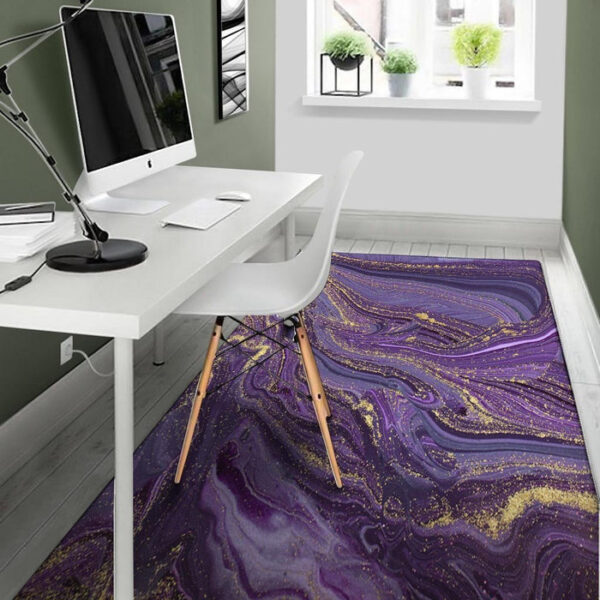 Violet Marble Sillvela Area Rug