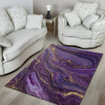 Violet Marble Sillvela Area Rug