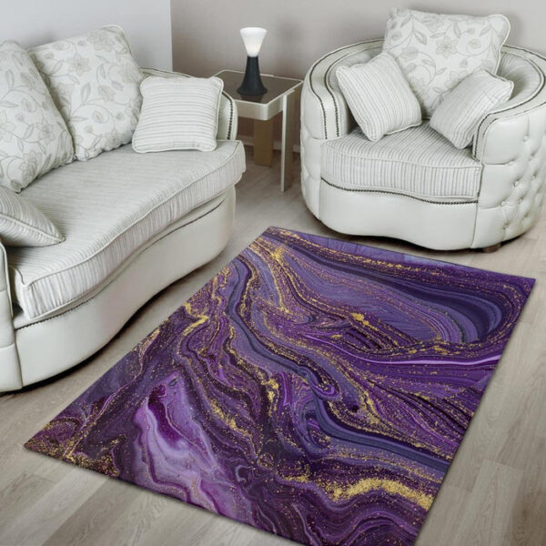 Violet Marble Sillvela Area Rug