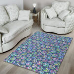 Volleyball Pattern Print Sillvela Area Rug