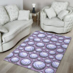 Volleyball Print Pattern Sillvela Area Rug