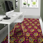 WTF Cheetah Hiphop Graffiti Print Sillvela Area Rug