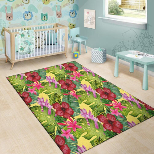 Watercolor-Hibiscus-Floral-Hawaiian-Print-Floor-Mat-2_700x700