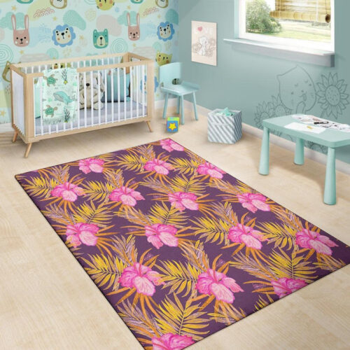 Watercolor-Hibiscus-Flower-Hawaiian-Print-Floor-Mat-2_700x700