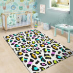 White Leopard Sillvela Area Rug