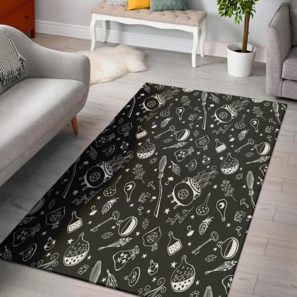 Witch Gothic Sillvela Area Rug