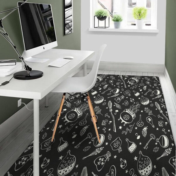 Witch Gothic Sillvela Area Rug