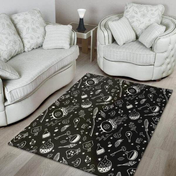 Witch Gothic Sillvela Area Rug