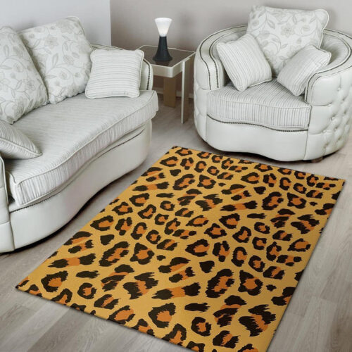 Yellow Cheetah Sillvela Area Rug