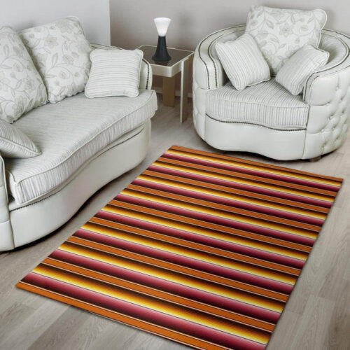 Yellow Mexican Baja Sillvela Area Rug