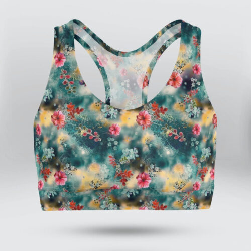 Beautiful Flowers, Flowers Photography Sports Bra for Women