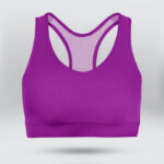Dark Magenta Sports Bra for Women