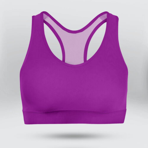 Dark Magenta Sports Bra for Women