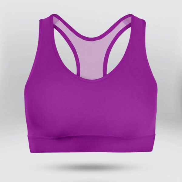 Dark Magenta Sports Bra for Women