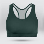 Dark Emerald Green Sports Bra for Women