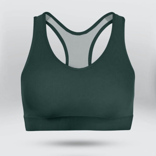 Dark Emerald Green Sports Bra for Women