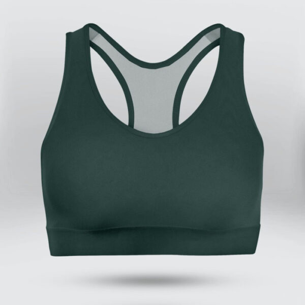 Dark Emerald Green Sports Bra for Women