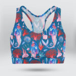 Wonderful Undersea and Mermaid Sports Bra for Women
