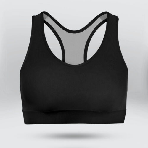 Black Sports Bra for Women