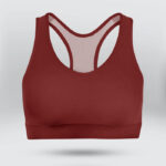 Maroon Sports Bra for Women