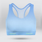 Light Blue Sports Bra for Women