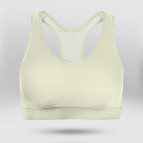 Beige Sports Bra for Women