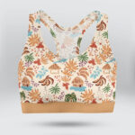 Summer Vacation and Beach Houses Sports Bra for Women