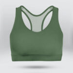 Thyme Green Sports Bra for Women