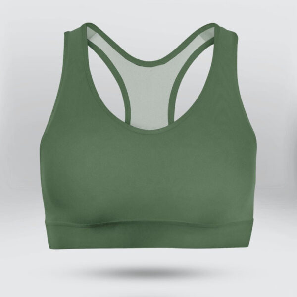 Thyme Green Sports Bra for Women