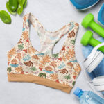 Summer Vacation and Beach Houses Sports Bra for Women