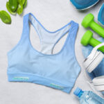 Light Blue Sports Bra for Women