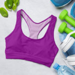 Dark Magenta Sports Bra for Women