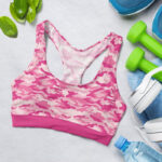 Army Pink Camo Sports Bra for Women