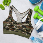 Army Camo Sports Bra for Women