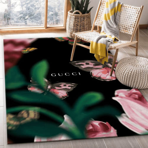 Gucci Flower Luxury Area Rug For Home Decorations Mat Type 2