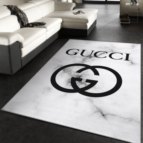 Gucci White Luxury Area Rug 01 For Floor Mats Keep Warm In Winter Mat