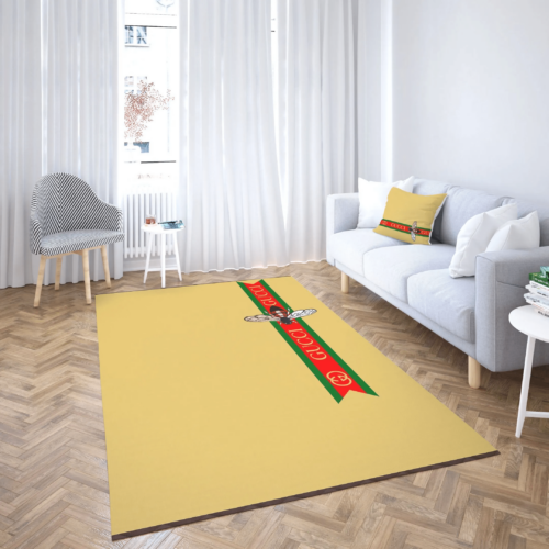 Gucci Dragonfly Luxury Area Rug For Home Decorations Mat Type 2