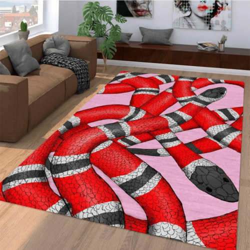 Gucci Snake Luxury Area Rug For Home Decorations Mat Type 16
