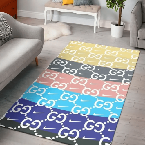 Gucci Colorful Luxury Area Rug For Home Decorations Mat Type 2