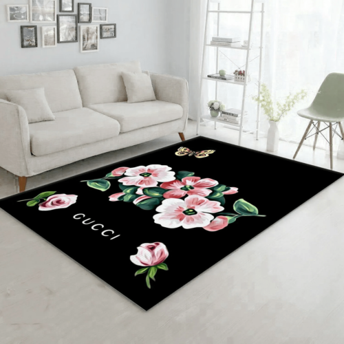Gucci Flower Luxury Area Rug For Home Decorations Mat Type 4