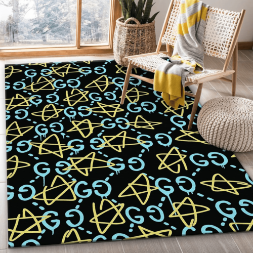 Gucci Star Luxury Area Rug For 09 Floor Mats Keep Warm In Winter Mat