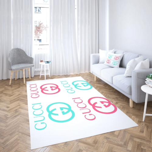 Gucci White Luxury Area Rug 07 For Floor Mats Keep Warm In Winter Mat