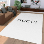 Gucci White Luxury Area Rug 06 For Floor Mats Keep Warm In Winter Mat